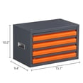 thumbnail image 2 of Tookss Drill Bit Organizer Case, Drill Bit Dispenser Cabinet With Labels, Widened Handles, 4 Drawers, Rust-proof Stackable 4-Drawer Drill Bit Dispenser For Alloy Steel Wood, 2 of 8