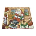 thumbnail image 1 of Funda de cojín de Funda de cojín oculta con cremallera Santa en silla, 1 of 7