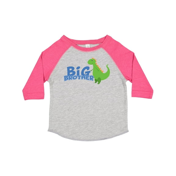Inktastic Big Brother Green Dinosaur Boys Toddler T-Shirt