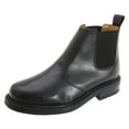 thumbnail image 3 of Roamers Mens Leather Quarter Lining Gusset Chelsea Boots, 3 of 4