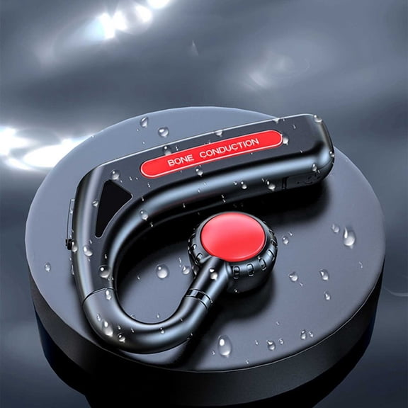 QTOCIO Bluetooth Headphones, New Conduction Bluetooth Earphones, Ear Mounted, Non In Ear, Private Model, Business Sports, Stereo Driving