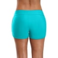 thumbnail image 6 of Women Sporty Swim Shorts Solid Board Shorts Boyleg Swim Bottoms, 6 of 6