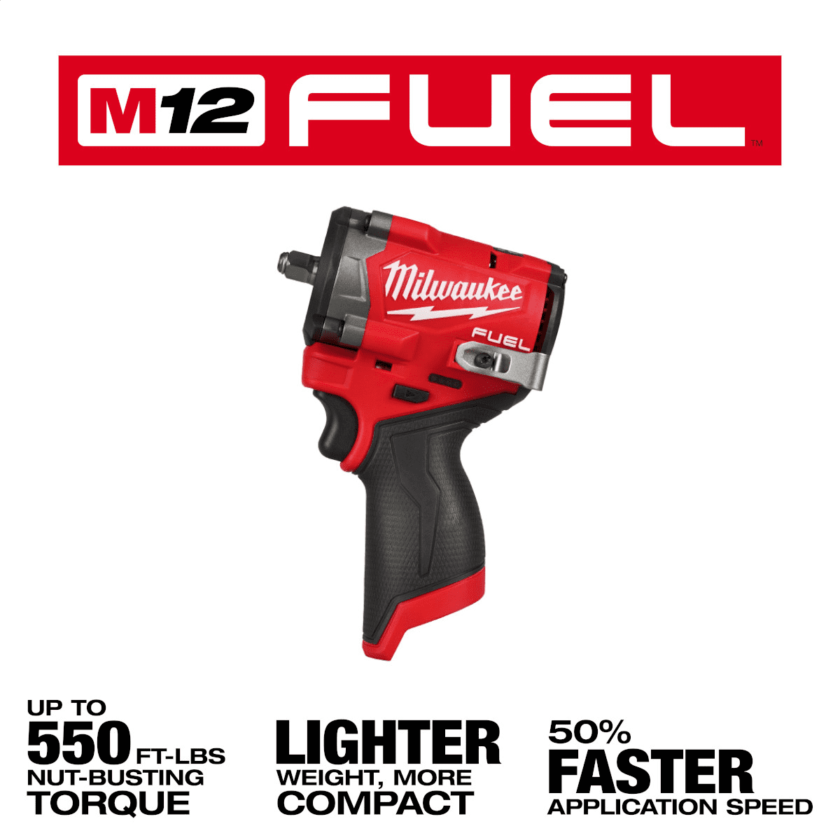 Milwaukee Tool M12 FUEL 3-Tool Combo Kit