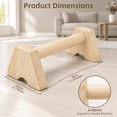 Solid Wood Calisthenics Parallel Bars Push Up Stands for Gym - Walmart.com