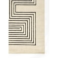 thumbnail image 2 of Momeni SIMBASIM-3WHT80A0 8 x 10 ft. Simba Hand Tufted Rectangle Area Rug, White, 2 of 5