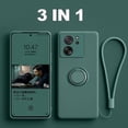thumbnail image 2 of Liquid Silicone Case For Xiaomi Mi 13T 12T 11T 10T Pro 12 11 Lite 5G NE Capa For Mi 14 13 10 12 Pro Ring Holder Cover With Strap, 2 of 5