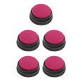 thumbnail image 1 of Vogacara Botón de sonido grabable Perro Juguete interactivo Grabación Botón de voz Hablando Rosa roja Type2 NO2, 1 of 1