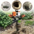 thumbnail image 6 of EAYSG 62cc Post Hole Digger 2 Stroke Post Hole Auger Gas Powered Earth Auger with 3 Replacement Drill Bits(5", 6", 8") and 3 Extension Rod for Farm Garden Plant, 6 of 7