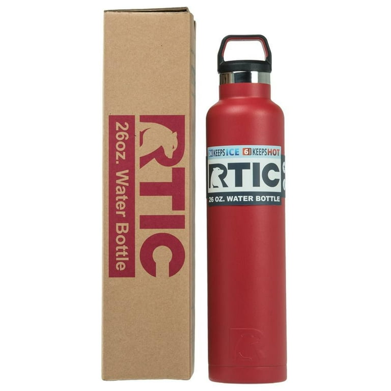 RTIC 36 oz Vacuum Insulated Water Bottle, Metal Stainless Steel Double Wall  Insulation, BPA Free Reusable, Leak-Proof Thermos Flask for Hot and Cold  Drinks, Travel, Sports, Camping, Mint 