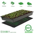thumbnail image 3 of Tamaño mediano: 25 cm * 52,5 cm Regulación británica/220 v Estera calefactora impermeable para plántulas Almohadilla térmica para cultivo de plantas bonsái, 3 of 13