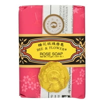 Bee and Flower Bar Soap Rose