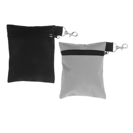 unbranded 2PCS Golf Ball Storage Pouch Golf Ball Pouch Golf Tee Bag Pouch Men Golf Ball Carrying Bag for Golf Essentials Organized While Playing Traveling