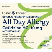 Foster & Thrive Original Prescription Strength 24 Hr Allergy Relief - 14 ct