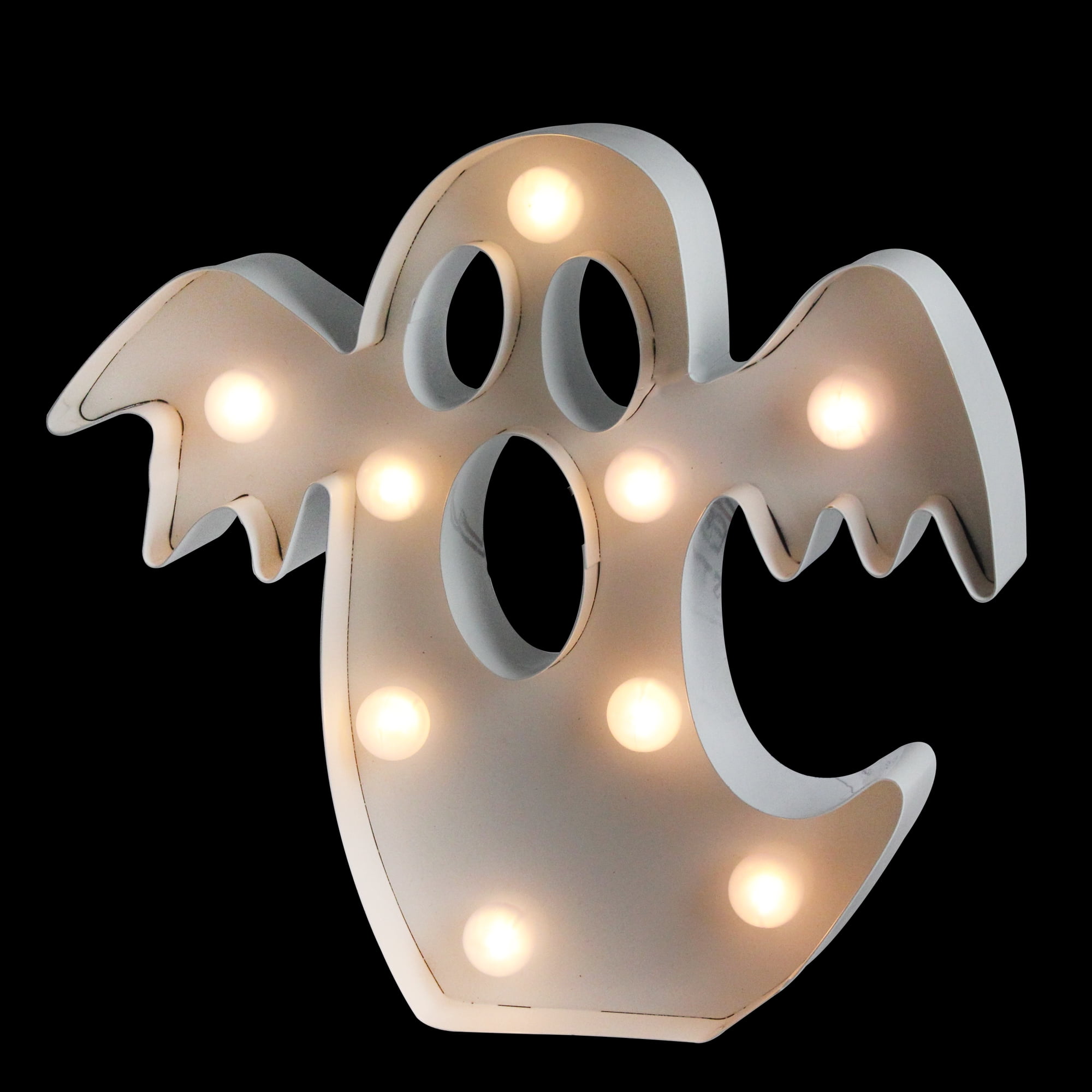 Battery Powered Halloween Lights
 Northlight 9 25" Prelit LED Battery Operated Marquee Ghost Halloween