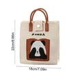 thumbnail image 3 of shyuyusa Cute Panda Pattern Tote Bag Soft Handle Design Casual Daily Crossbody Shoulder Handheld Usage, 3 of 6