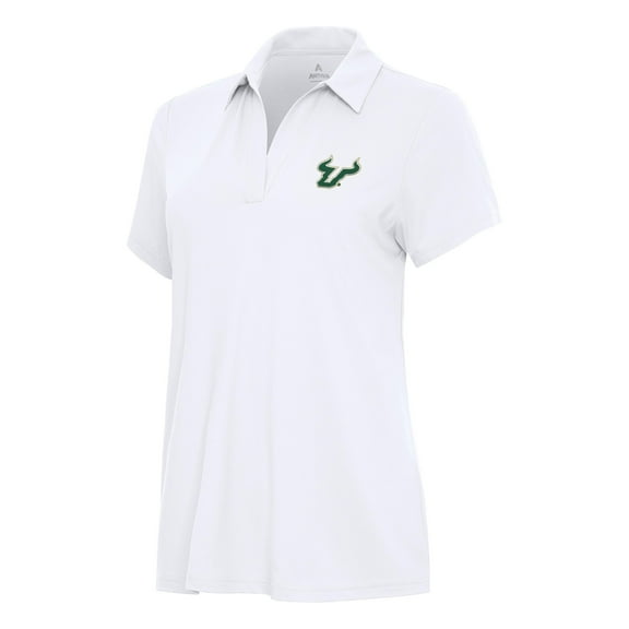 Women's Antigua White South Florida Bulls Era Polo