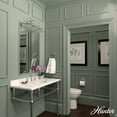 thumbnail image 3 of Hunter - Cypress Grove 3-light Brushed Nickel, Medium Size Vanity Light, Dimmable, Transitional Style, for Bedrooms, Dining, Living Rooms - 19353, 3 of 8