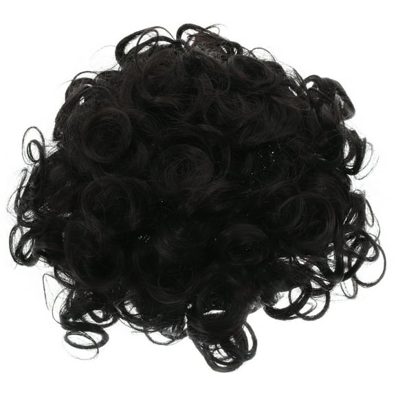 FELTECHELECTR 1Pack Curly Bun Hair Piece Hair Volume Enhancement Messy Bun 26x0.3937in For Women