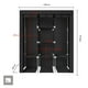 thumbnail image 3 of Closet Ropero Armable 3 Puertas Organizador Portatil negro 1, 3 of 8