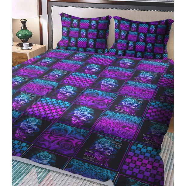 The Good Girl In Me Got Tired Juego de cama calavera Juego de cama