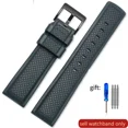 thumbnail image 3 of Correas de reloj para Seiko Breitling Wanguo, correa de reloj de caucho con flúor, correa de reloj impermeable para hombres, accesorios para mujeres, 3 of 5