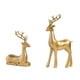 thumbnail image 4 of Estatua de reno, figura de ciervo, estatua de animal, decoración del hogar, resina, alce, estatua de ciervo, alce Oro, 4 of 9