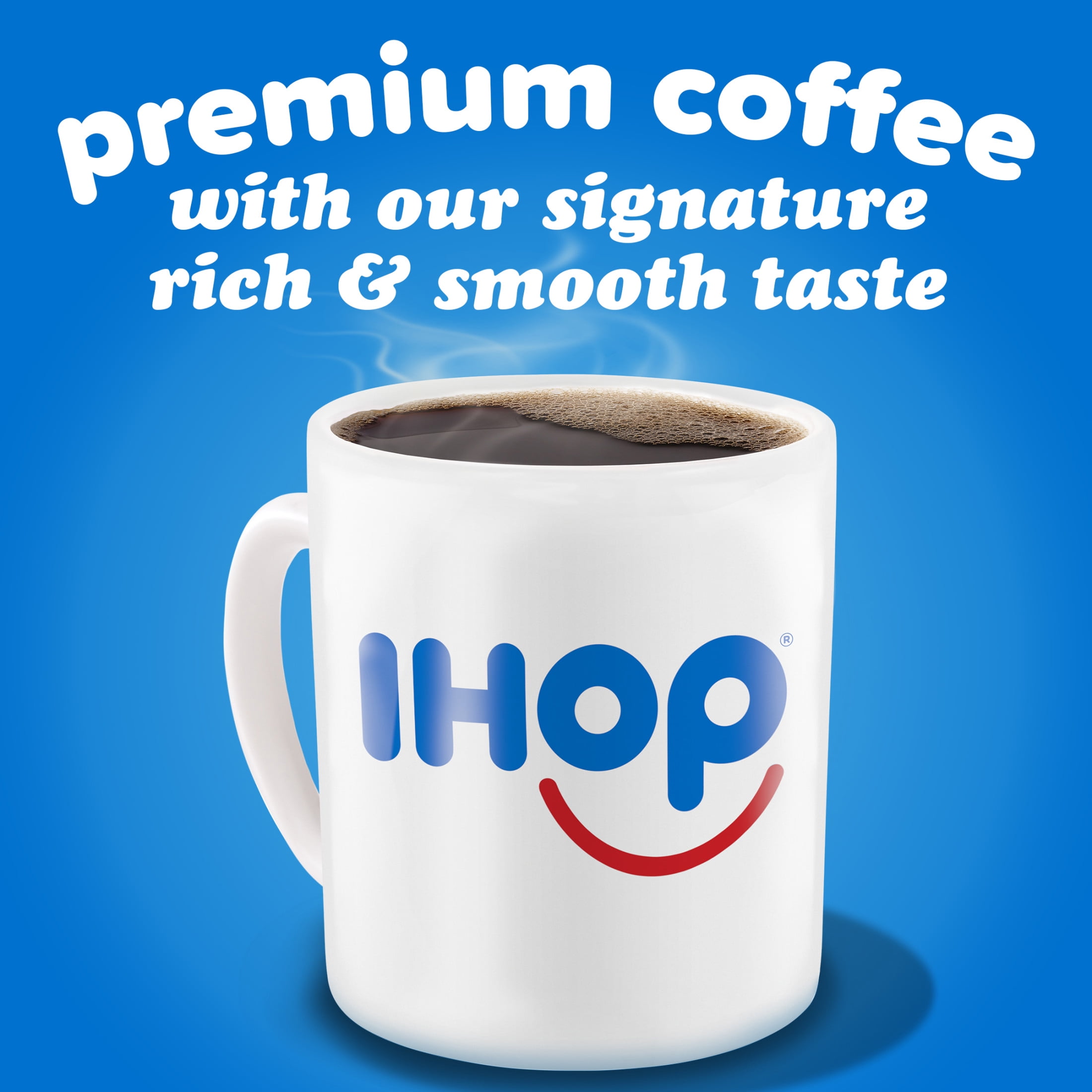 IHOP Medium Roast Signature Blend Ground Coffee, 20 oz Bag