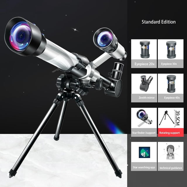 Telescopio astronómico HD Niños Estudiante Observación de estrellas Monocular Material didáctico Hugtrwg Para estrenar