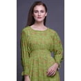 thumbnail image 5 of Bimba Robe Longue Décontractée à Volants pour Femmes, Imprimée, Taille Smockée, Florale - Xxx-Grand, 5 of 5