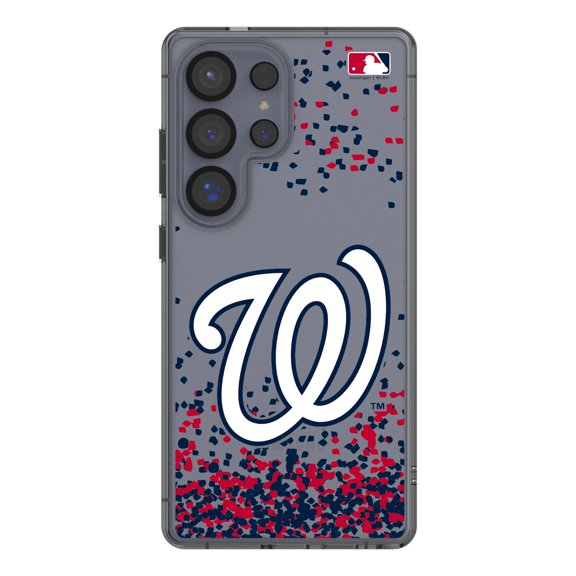 Washington Nationals Galaxy S8 Confetti Design Clear Case