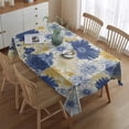 thumbnail image 4 of Pioneer Flower Rectangle Tablecloth 60"x84",Waterproof Polyester Rectangle Table Cloth, Wipeable Spillproof Polyester Tablecloth for Dining, Camping, Indoor and Outdoor, 4 of 5