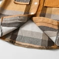 thumbnail image 3 of Gamivast Plaid Shirts for Boys Toddlers Long Sleeve Button Down Flannel Shirts Us 12 Months - 12 Years Old Fall Fashion Lapel Collar Winter Warm Shacket Jackets with Chest Pockets, 3 of 5