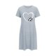 thumbnail image 4 of Camisón corto de talla grande para mujer, camisón de manga corta con estampado de pecho a la moda, camisón para mujer, 4 of 5