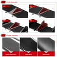 thumbnail image 7 of IKON MOTORSPORTS, Rear Diffuser Bumper Lip Compatible With 2013-2014 Ford Mustang V6 & GT,  Spoiler Diffuser W/ Shark Fins, 7 of 7