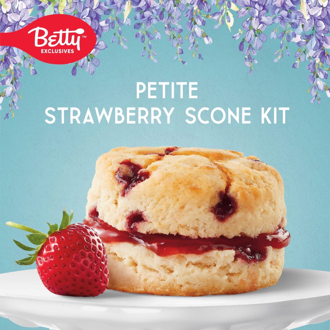 Betty Crocker Bridgerton Petite Strawberry Scone Baking Kit, 11.2 oz