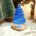 thumbnail image 6 of Glass Christmas Tree, 2.3 Inch Small Tabletop Christmas Tree, Mini Xmas Tree for Fireplace Mantel Bathroom Living Room Decor, 6 of 7