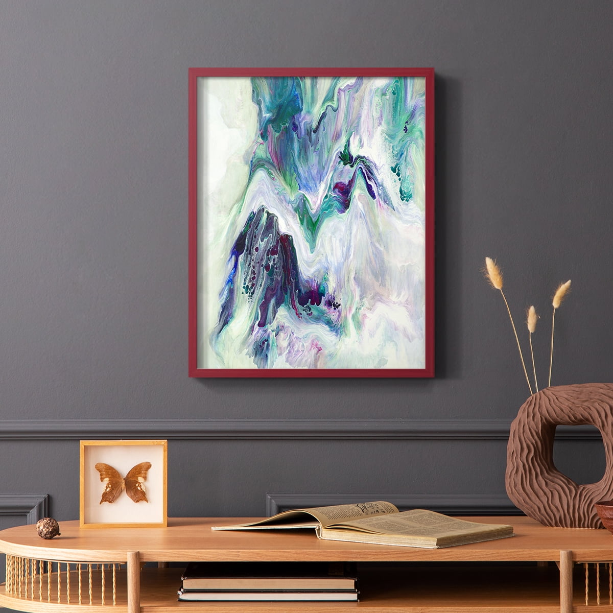 Wild River Framed Print in Red Solid Wood 11 x 14 Framed Print
