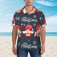 thumbnail image 2 of Gukieu Cute Christmas Gnomes (2) Print Men's Short-sleeved Shirts, Button-down Lapel Hawaiian Shirts, T-shirts, Beach Vacation Summer Casual Wear,XX-Large, 2 of 7
