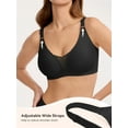 thumbnail image 4 of LUCKMEEY Deep V Wireless Bras for Women Seamless Full Coverage Push Up Everyday Bra S-3XL, 4 of 6