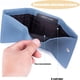 thumbnail image 2 of Monedero xinyu preliminar pequeño para mujer y hombre plegable negro con ranura para efectivo y tarjeteros, 2 of 7