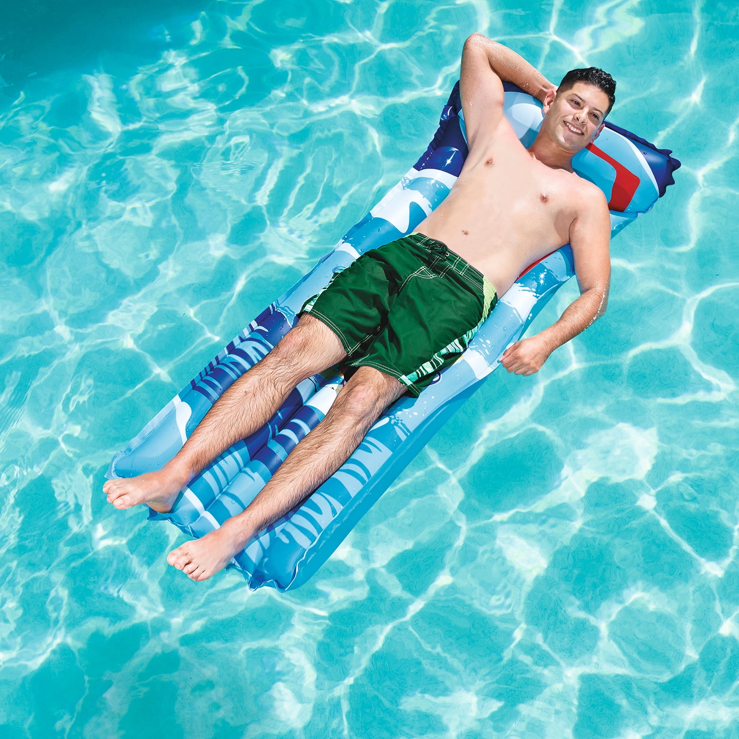 inflatable pool mat