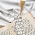 thumbnail image 6 of Kdxio Anchors and Ropes Print Metal Tassel Bookmarks,Perfect Gift for Art Lovers and Bookworms Metal Bookmarks for Women, 6 of 8