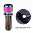 thumbnail image 3 of Pernos De Vástago De Bicicleta, Tornillo M6x18 4 Piezas M6x18 Mm Perno De Abrazadera De Freno De Disco De Bicicleta Tornillo Fijo Tornillo De Freno De Disco Con, 3 of 7