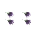 thumbnail image 1 of Naiovety 2X flores artificiales plantas de imitación decoración de jardín hogar jardines atractivos Púrpura 2Conjunto, 1 of 6