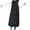 Black, variant on ICHUANYI Womans Winter Fashion Vests Coats Lengthened Thickened Solid Sleeveless Cotton Padded Jackets