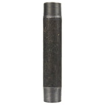 Anvil 8700138004, Steel Pipe Fitting, Nipple, 3/8" NPT Male x 6" Length, Black Finish