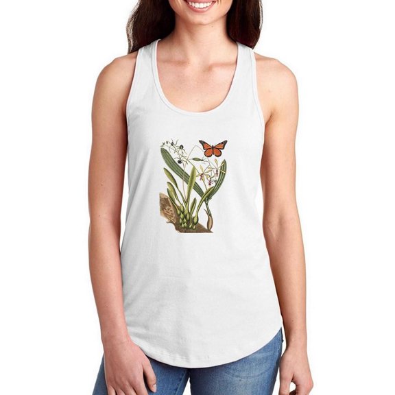 Sm Catesby Butterfly Iv Racerback Tank Women -Mark Catesby Designs, Female Medium
