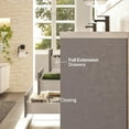thumbnail image 4 of Eviva Lugano 72" Cement Gray Modern Bathroom Vanity with White Integrated Acrylic Sink, 4 of 4