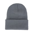 thumbnail image 1 of Minnieouse Gorros Beanie Gorros de punto Unisex Skullcap manga hilo multifuncional a prueba de viento accesorios para el cabello para deportes al aire libre Sombreros Gris claro Minnieouse AP010147-07, 1 of 5