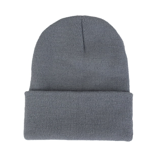 Minnieouse Gorros Beanie Gorros de punto Unisex Skullcap manga hilo multifuncional a prueba de viento accesorios para el cabello para deportes al aire libre Sombreros Gris claro Minnieouse AP010147-07